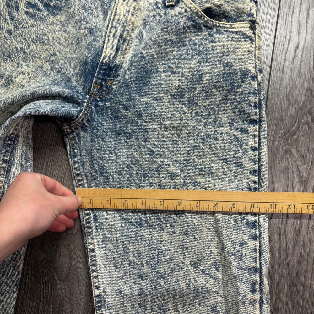 Vintage Levis 550 Acid Wash Jeans Mens 30x32 Orange Tab High Rise Tapered USA - Picture 9 of 12